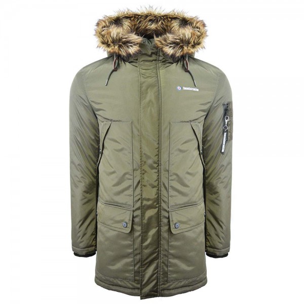 Lambretta Lambretta Quilted Parka Olive